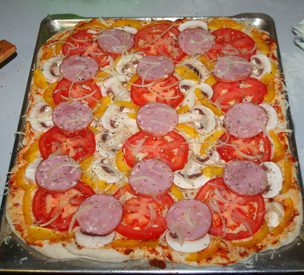 Пицца слои по порядку с фото