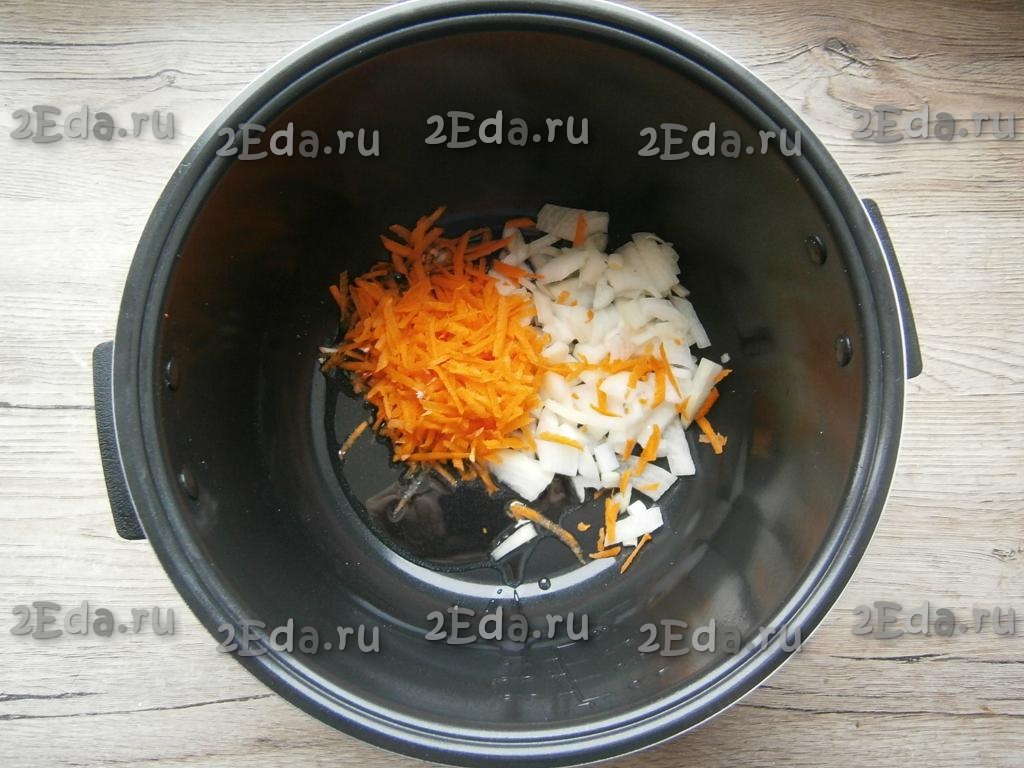 Гречка в мультиварке с морковью и луком