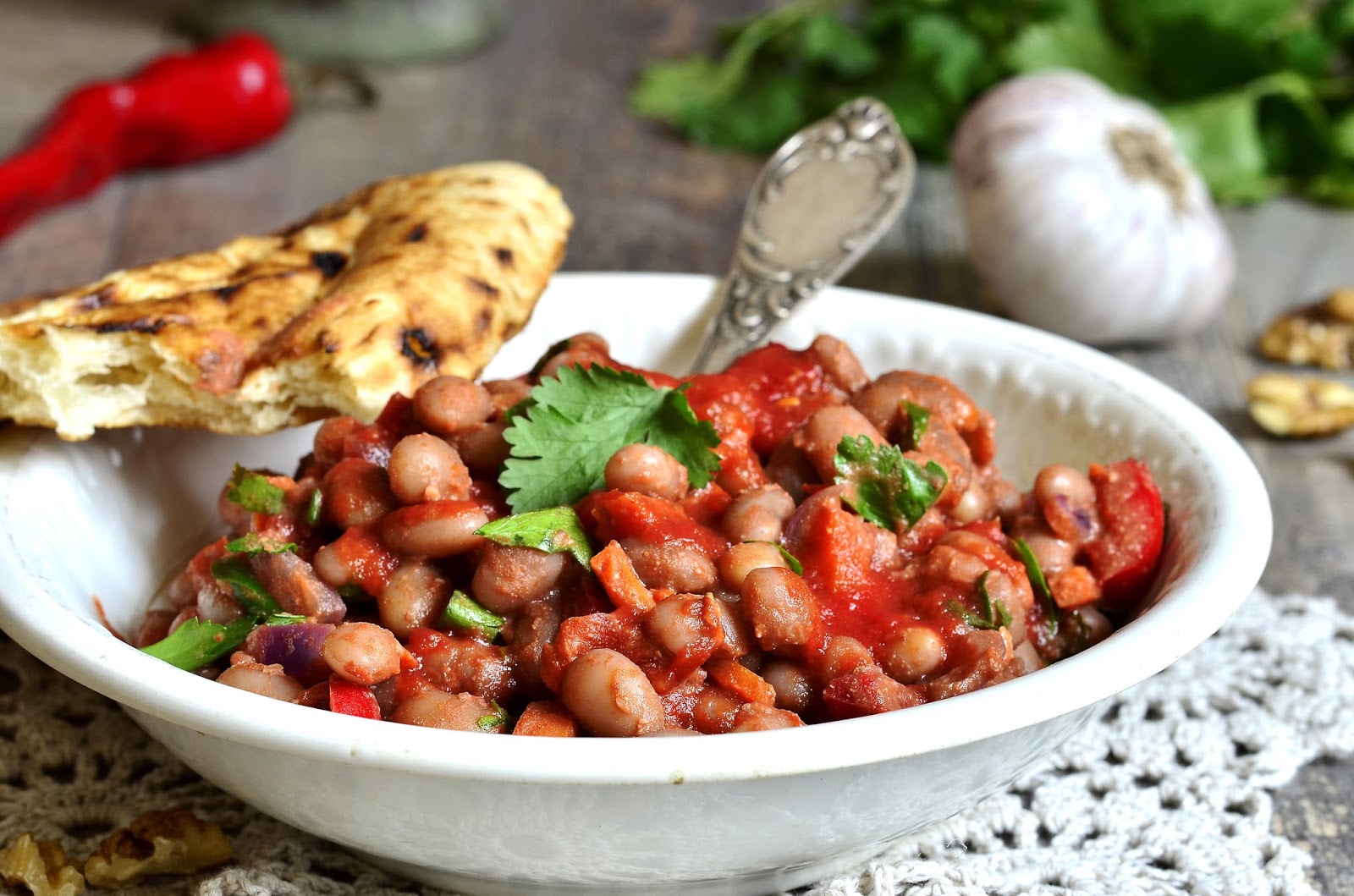 Рецепт фасоли по турецки с овощами