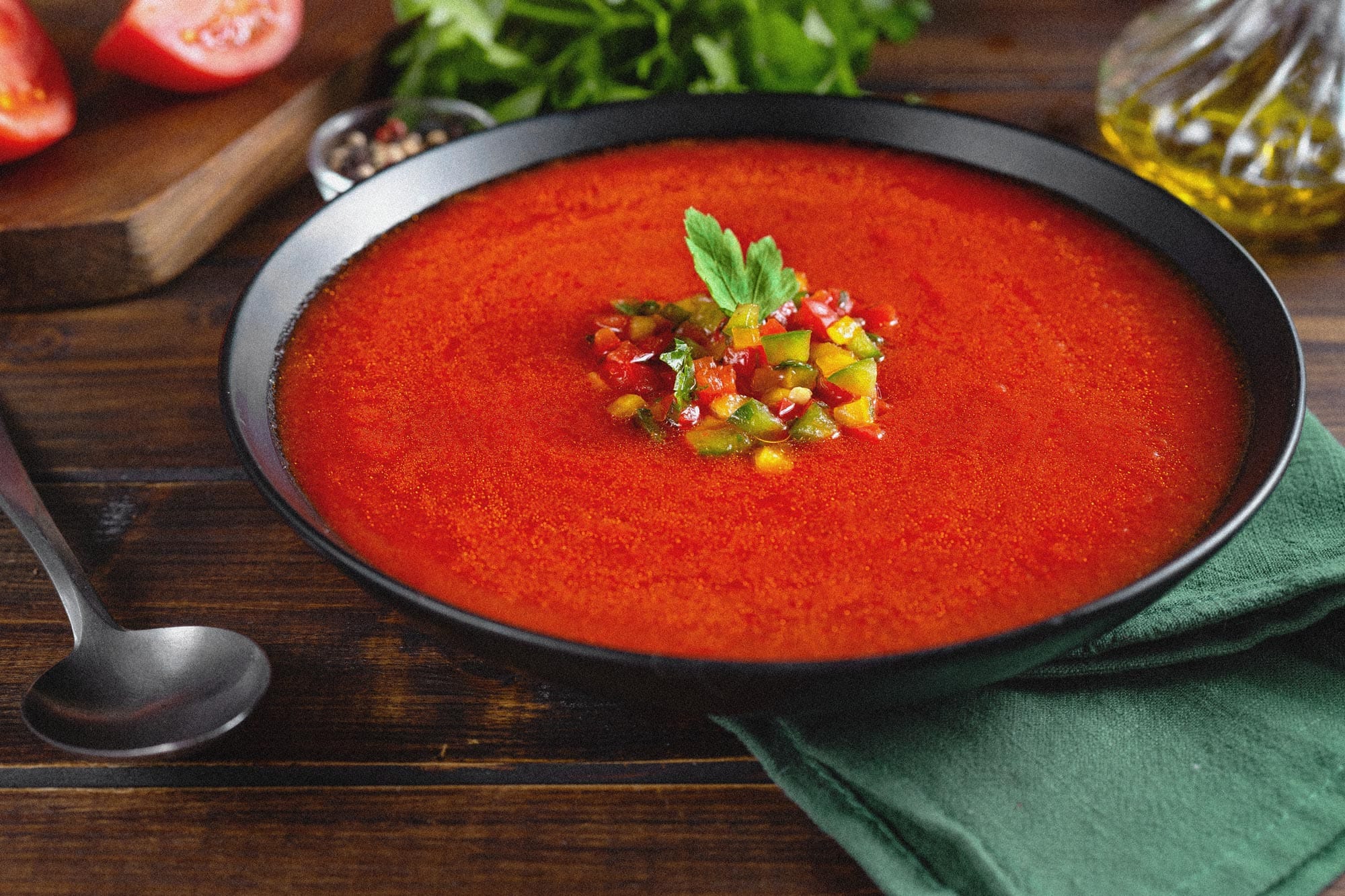 Рецепт супа гаспачо классический холодный с фото пошагово