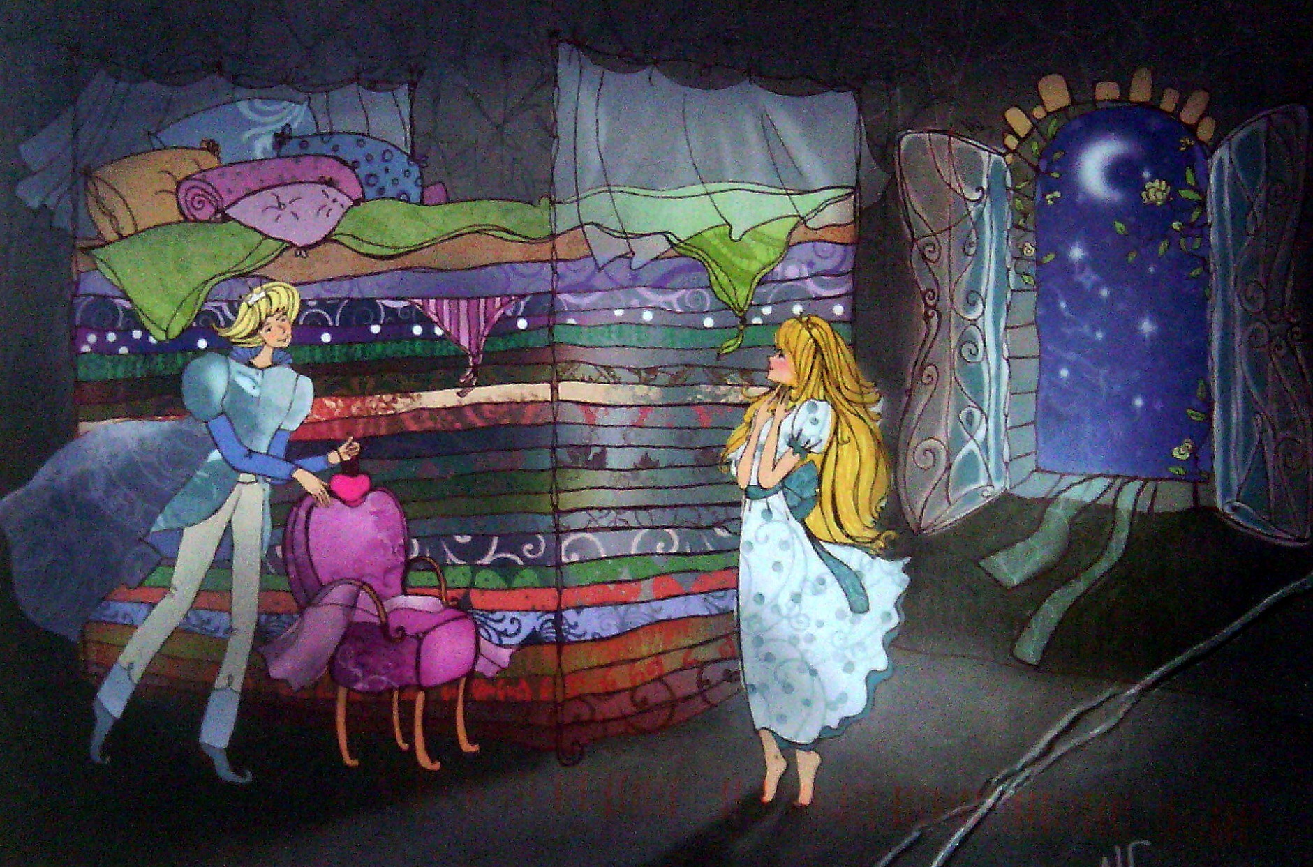 Иллюстрация к сказке принцесса на горошине. Принцесса на горошине: сказки. Сказки Андерсена принцесса на горошине. Принцесса на горошине принц. Братья Гримм принцесса на горошине.