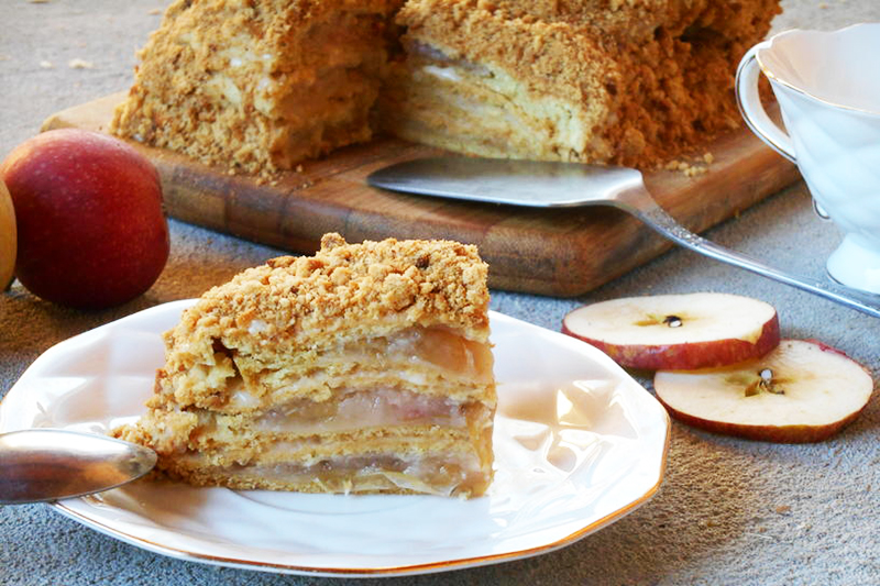 Торт из яблок фото и рецептами
