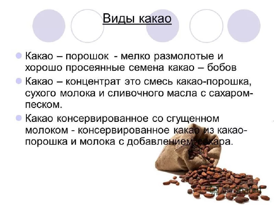 Чем отличается какао от какао порошка