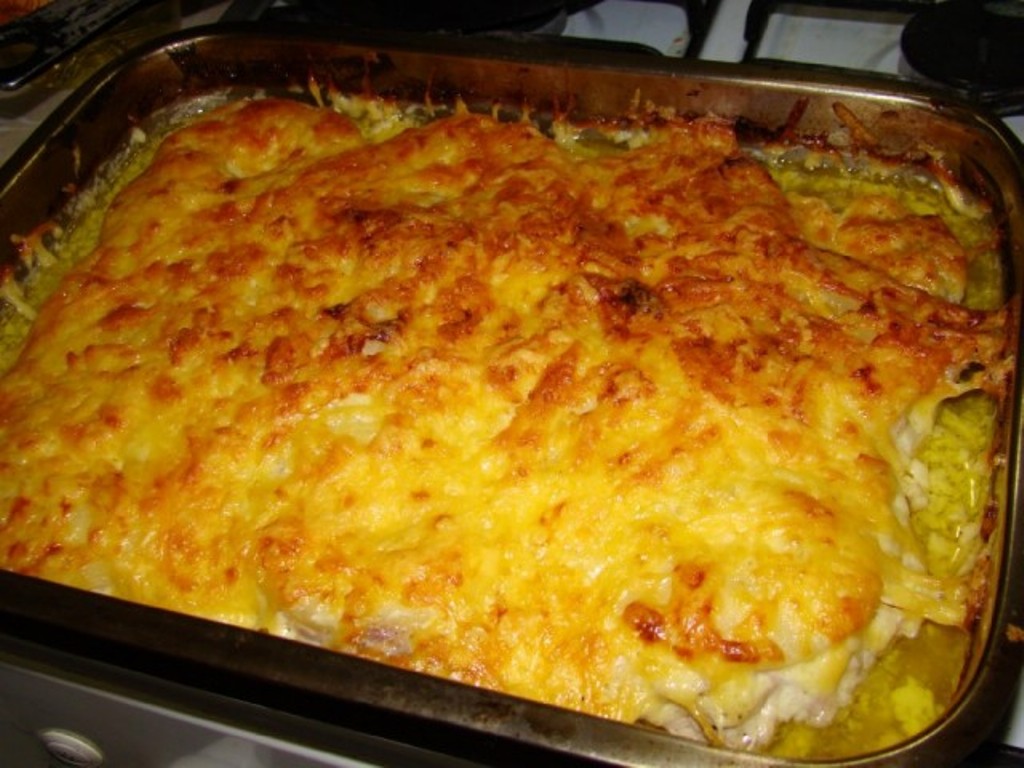 Картошка в духовке с помидорами фаршем и сыром рецепт с фото пошагово в духовке