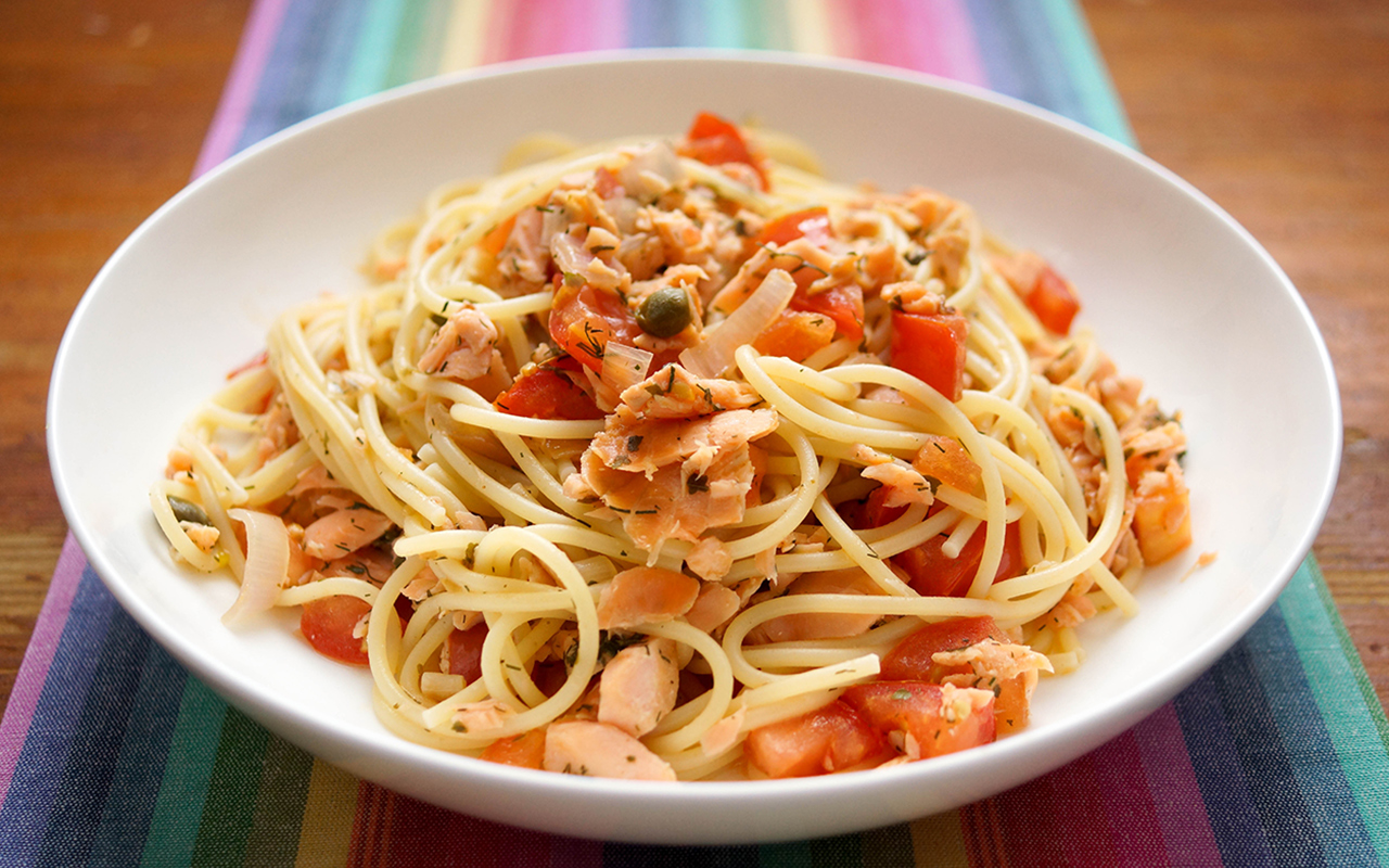 Спагетти с мясом на сковороде простой рецепт с фото пошагово