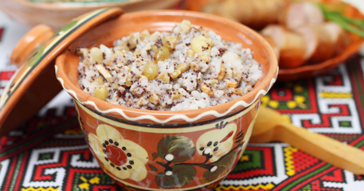 Рецепт кутьи поминальной с рисом и изюмом и медом с фото пошагово в домашних условиях