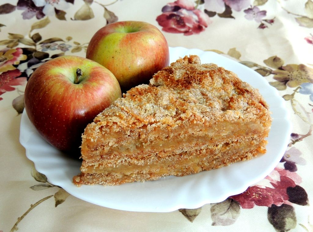 Пирог с цедрой яблоками корицей