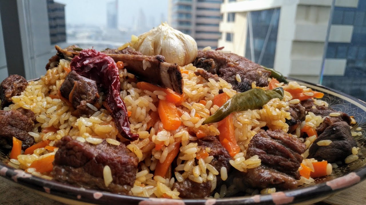 Плов из говядины в афганском казане рецепт с фото пошагово