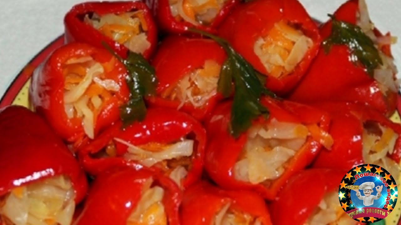 быстрый маринованный болгарский перец с фото