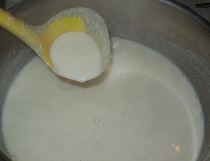 Как сварить кашу с одного литра молока