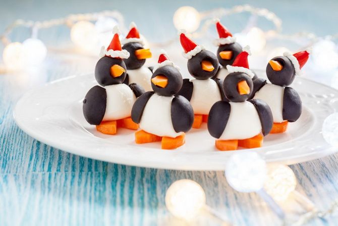 вкусные закуски пингвинчики фото