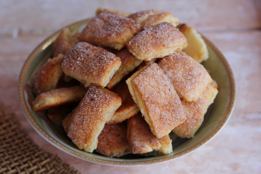 Печенье из творога в духовке мягкое посыпанное сахаром рецепт с фото