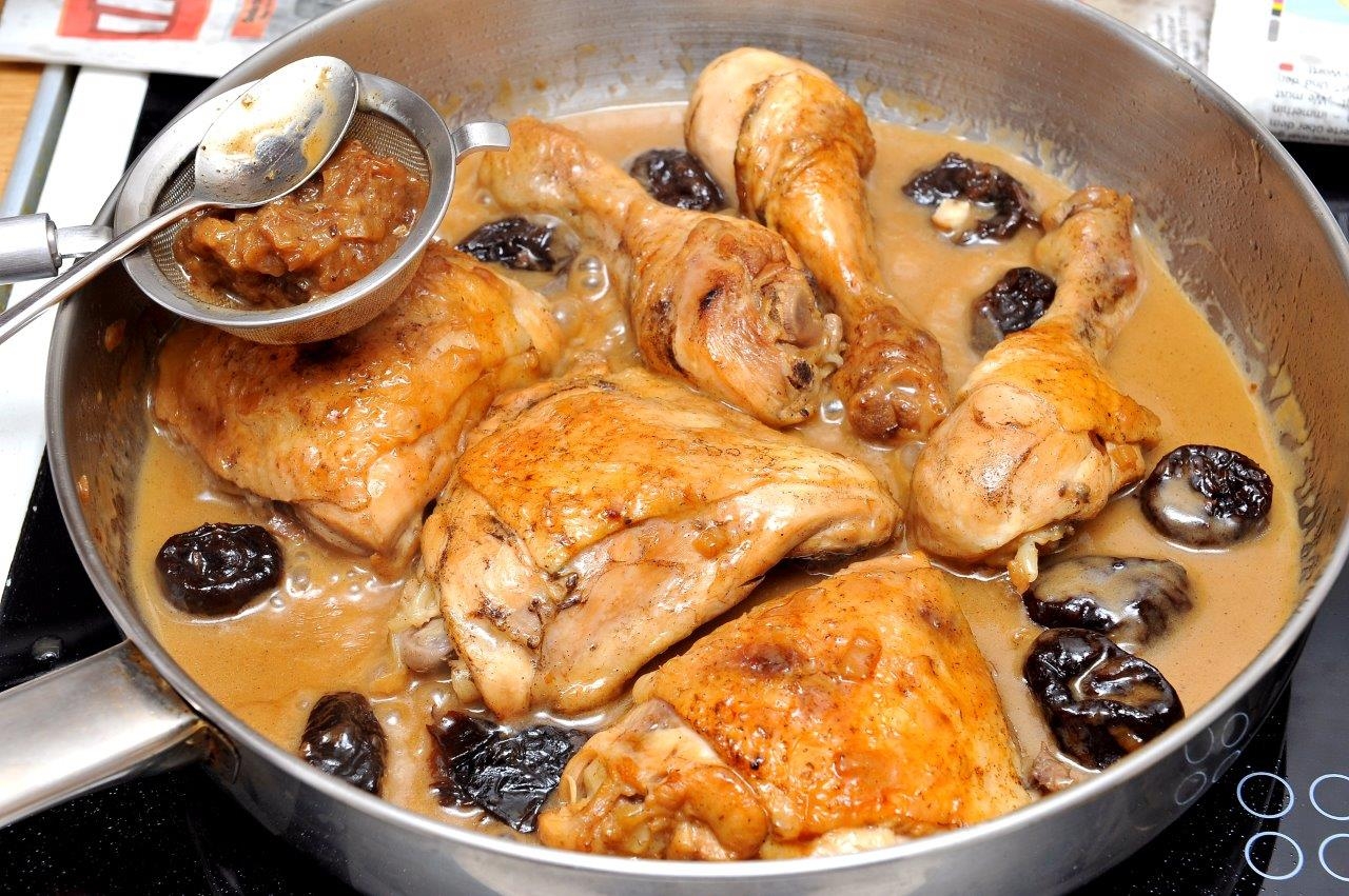 Тушеная курица в духовке рецепт с фото