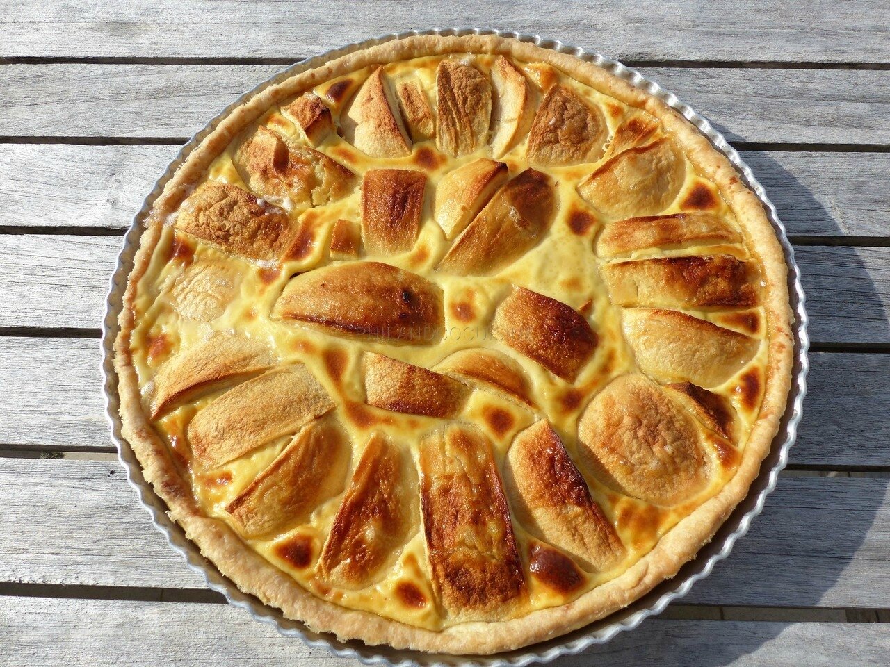 Яблочный пирог «tarte aux pommes»