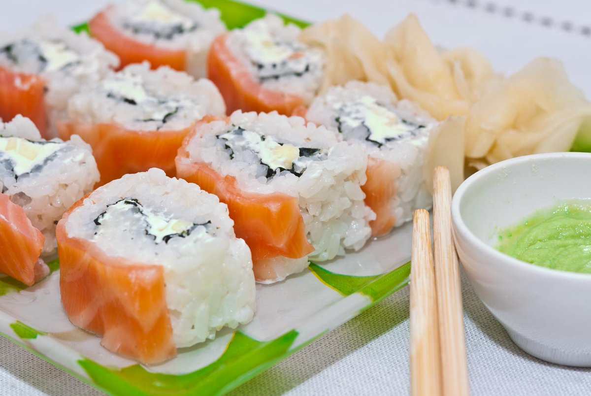 Рецепт суши запеченные с красной рыбой фото 111