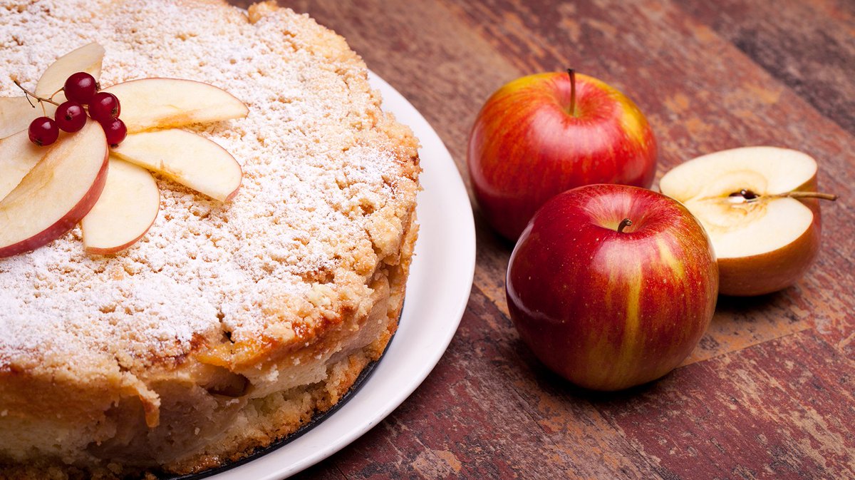 Яблочный пирог с суфле рецепт с фото рецепт