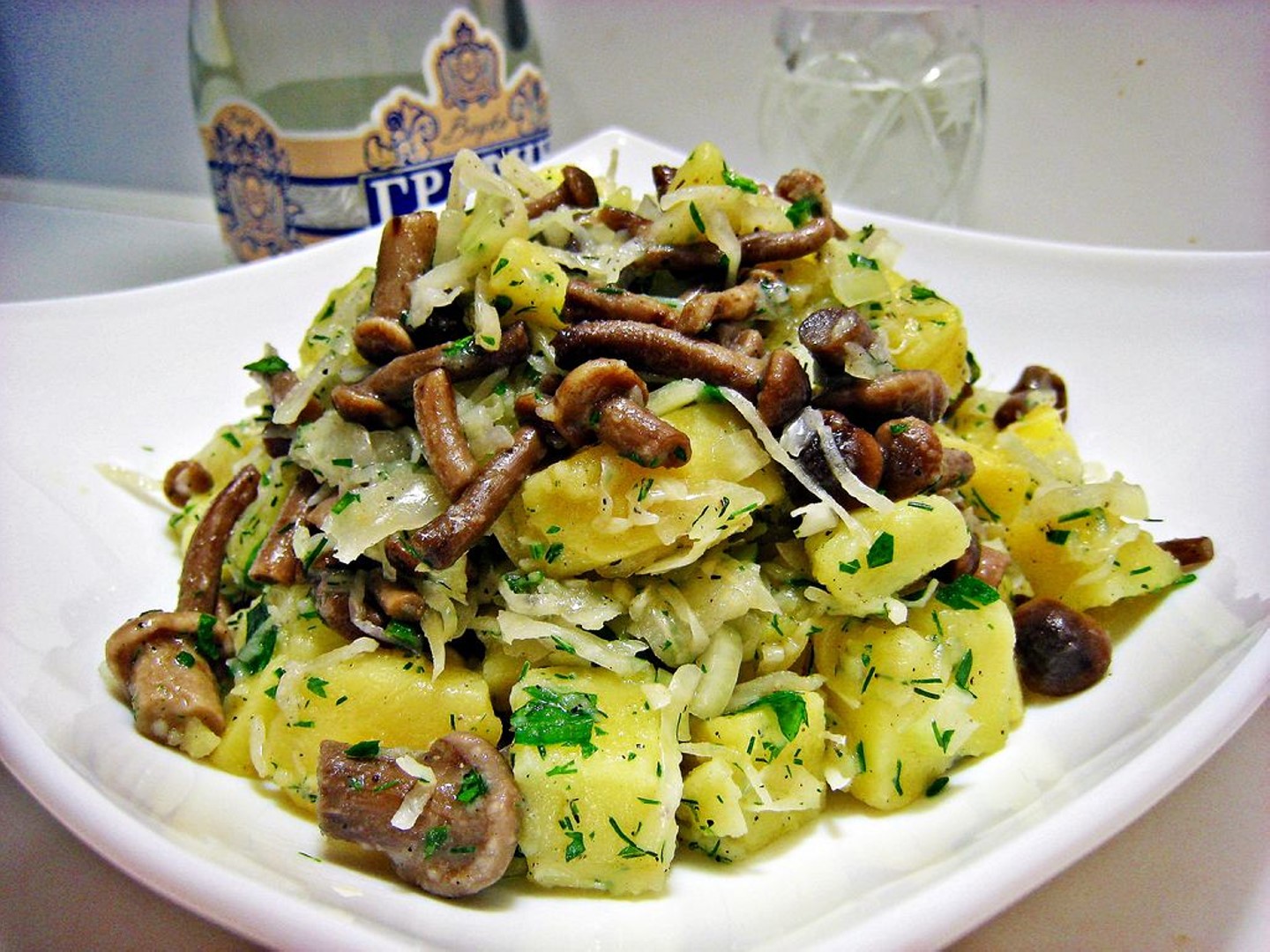 Салат из маринованных шампиньонов рецепты с фото простые и вкусные