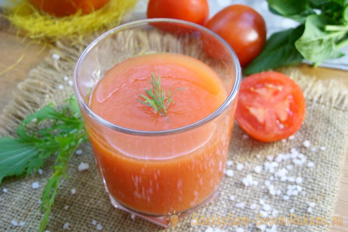 Готовим томатный сок на зиму