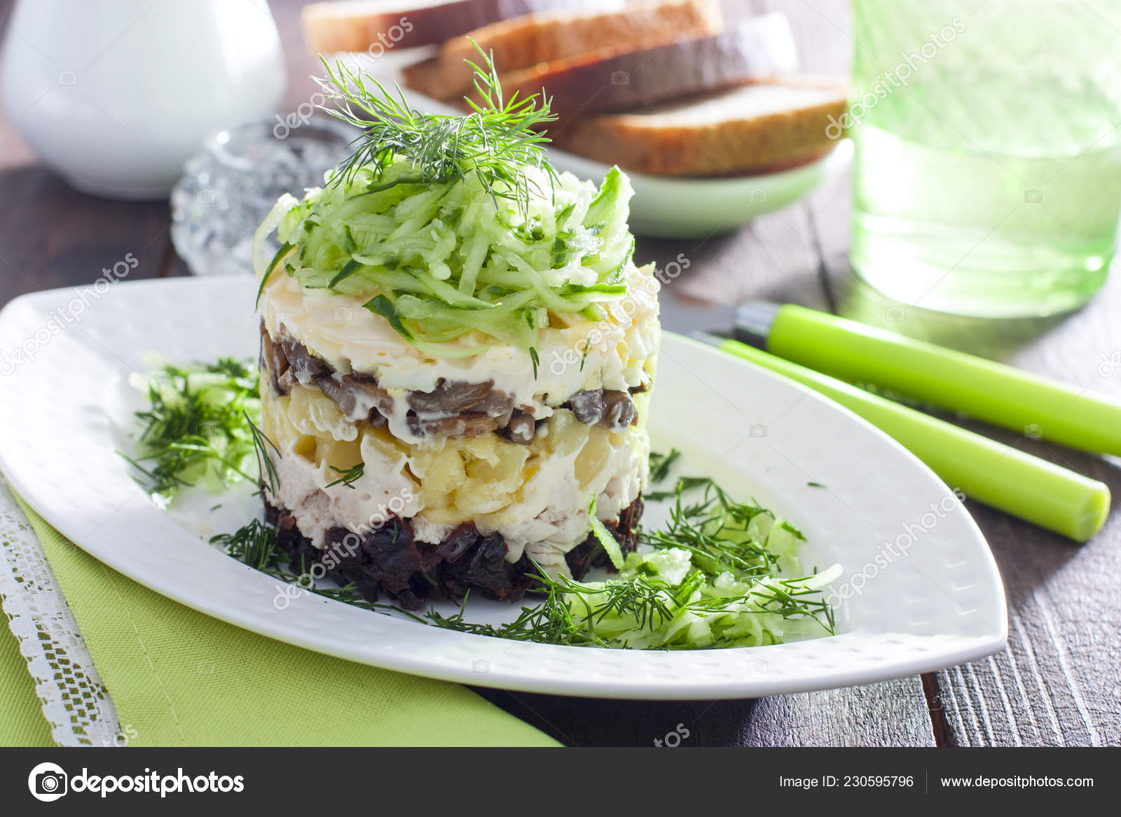 Салат с черносливом слоями рецепт