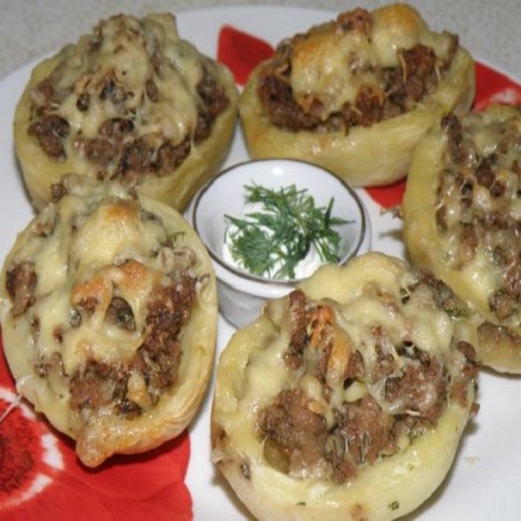 Картошки с фаршем в духовке рецепт с фото