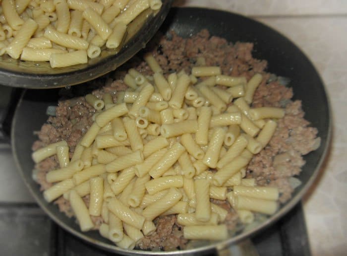 Рецепт макароны по флотски с фаршем пошаговый рецепт с фото на сковороде как приготовить