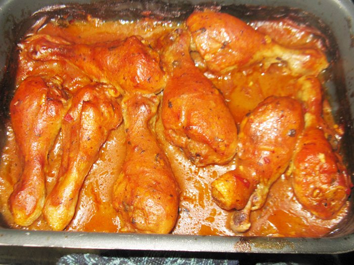 Голень куриная в духовке с хрустящей корочкой рецепт с фото пошагово с майонезом