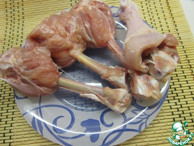 Кости в куриных ножках
