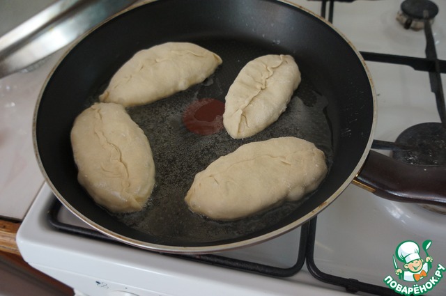 Пирожки на сковороде с фото пошагово