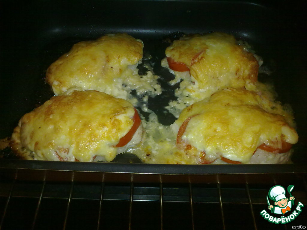 Грудка куриная по французски в духовке с картошкой рецепт фото пошагово